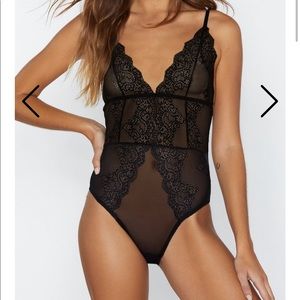 Nasty Gal Lace Like Heaven Bodysuit